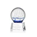 Starburst Clear on Robson Base Globe Glass Award