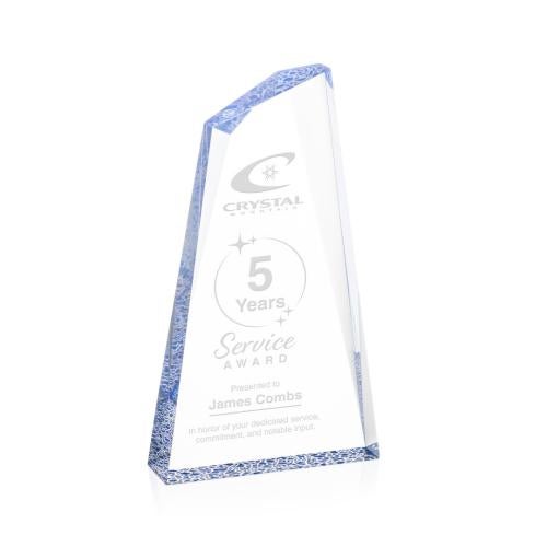 Awards and Trophies - Acrylic Awards - Cozumel Blue Peaks Acrylic Award