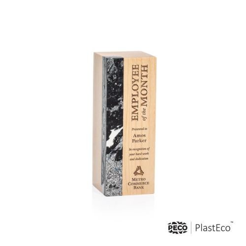 Awards and Trophies - Eco and Wood Awards - Midori PlastEco™ Charcoal Towers Wood Award