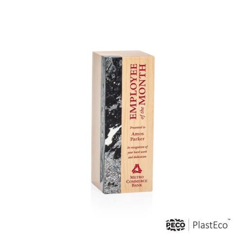 Awards and Trophies - Eco and Wood Awards - Midori PlastEco™ Charcoal Towers Wood Award