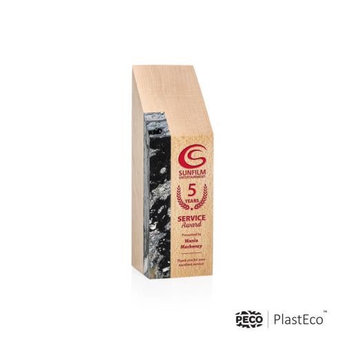 Awards and Trophies - Eco and Wood Awards - Verde PlastEco™ Charcoal Towers Wood Award