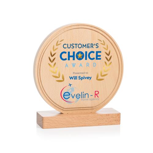 Awards and Trophies - Full Color Imprint - Mulock Full Color Circle Award