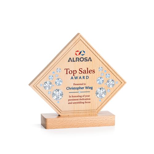 Awards and Trophies - Full Color Imprint - Hillhurst Full Color Diamond Award