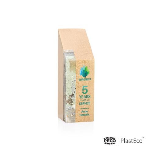 Awards and Trophies - Eco and Wood Awards - Verde PlastEco™ Full Color Rogue River Towers Wood Award