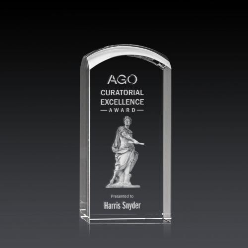 Awards and Trophies - Crystal Awards - Silkwood 3D Towers Crystal Award