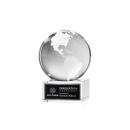 Globe Clear on Hancock Base Globe Crystal Award