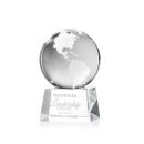 Globe Clear on Robson Base Globe Crystal Award