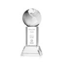 Globe Clear on Stowe Base Globe Crystal Award