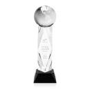 Globe Black on Toscana Base Globe Crystal Award