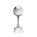 Globe Globe on Willshire Base Crystal Award
