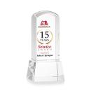 Silkwood Full Color Clear on Base Towers Crystal Award