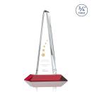 Majestic Tower Red  Towers Crystal Award