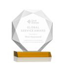 Kitchener Amber Polygon Crystal Award