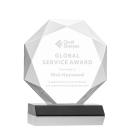 Kitchener Black  Polygon Crystal Award