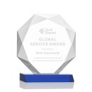 Kitchener Blue  Polygon Crystal Award
