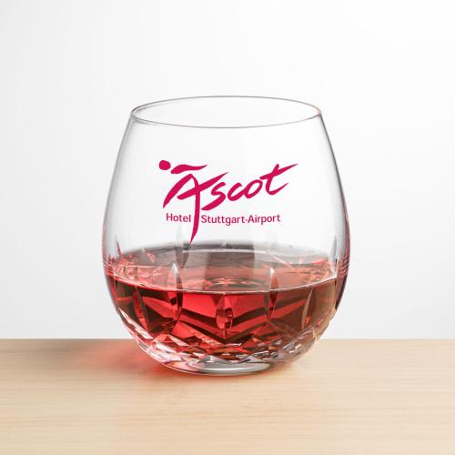 Corporate Gifts - Barware - Wine Glasses - Templeton Stemless Wine - Imprinted