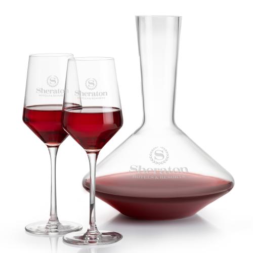 Corporate Gifts - Barware - Carafes - Tucson Carafe & Wine Set