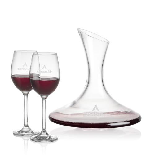 Corporate Gifts - Barware - Carafes - Madagascar Carafe & Burlington Wine