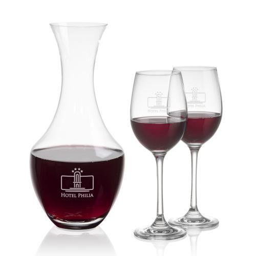 Corporate Gifts - Barware - Carafes - Oldham Carafe & Burlington Wine