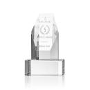 Ashford Towers on Clear Base Crystal Award