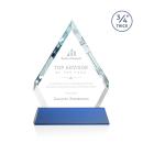 Apex Blue on Newhaven Base Diamond Crystal Award