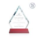 Apex Red on Newhaven Base Diamond Crystal Award