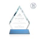 Apex Sky Blue on Newhaven Base Diamond Crystal Award