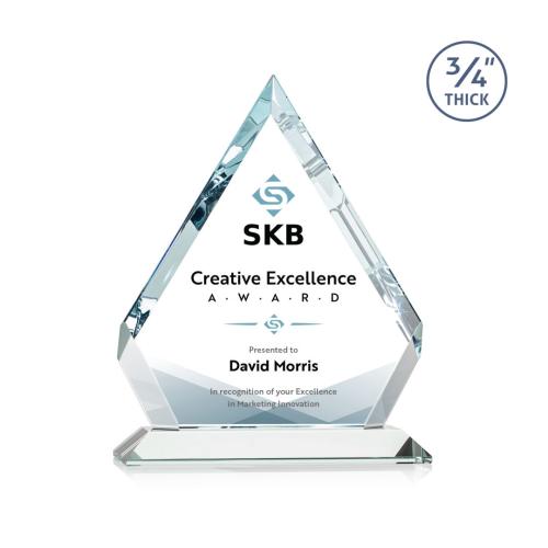 Awards and Trophies - Crystal Awards - Apex Full Color Starfire Diamond Crystal Award