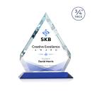 Apex Full Color Blue  Diamond Crystal Award