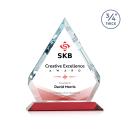 Apex Full Color Red Diamond Crystal Award