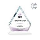 Apex Full Color White Diamond Crystal Award