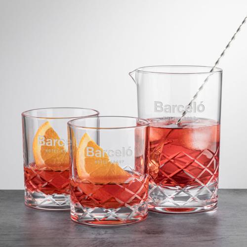 Corporate Gifts - Barware - Water Pitchers - Durham Mixing Glass Set