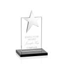 Bryanston Chrome Star Black Towers Crystal Award