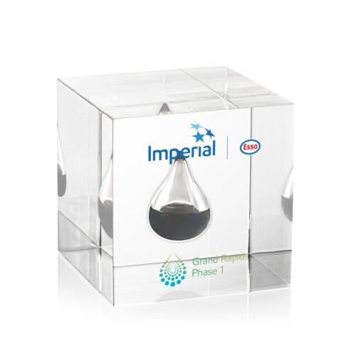 Awards and Trophies - Acrylic Awards - Embedment Square / Cube Acrylic Award
