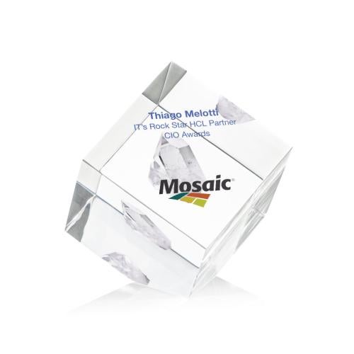Awards and Trophies - Acrylic Awards - Embedment Square / Cube Acrylic Award