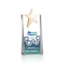 Fanshaw Gold Star Full Color Towers Crystal Award