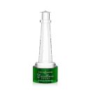 Lighthouse Green on Marvel Base Crystal Award