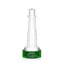 Lighthouse Green on Stanrich Base Crystal Award