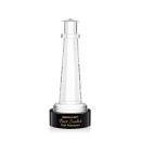 Lighthouse Black on Stanrich Base Crystal Award