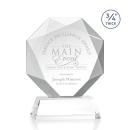 Bradford Starfire on Newhaven Base Polygon Crystal Award