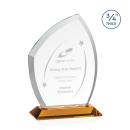 Daltry Amber Peaks Crystal Award