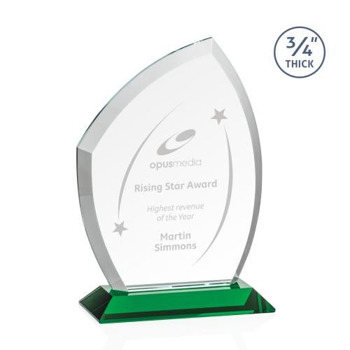 Awards and Trophies - Crystal Awards - Daltry Green  Peaks Crystal Award