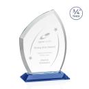 Daltry Sky Blue  Unique Crystal Award