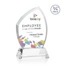 Daltry Full Color Clear on Newhaven Base Unique Crystal Award