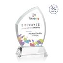Daltry Full Color Starfire on Newhaven Base Unique Crystal Award