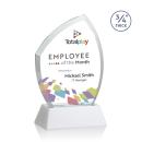 Daltry Full Color White on Newhaven Base Unique Crystal Award