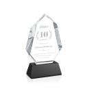 Norwood Black on Newhaven Base Polygon Crystal Award