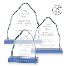 Dunwich Sky Blue Crystal Award - Crystal Awards