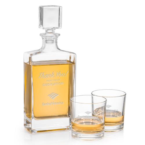 Corporate Gifts - Barware - Gift Sets - Hallsboro Decanter Set