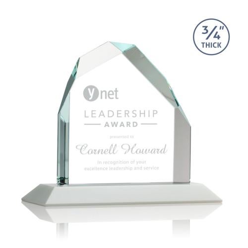 Awards and Trophies - Crystal Awards - Austere Peak White Peaks Crystal Award